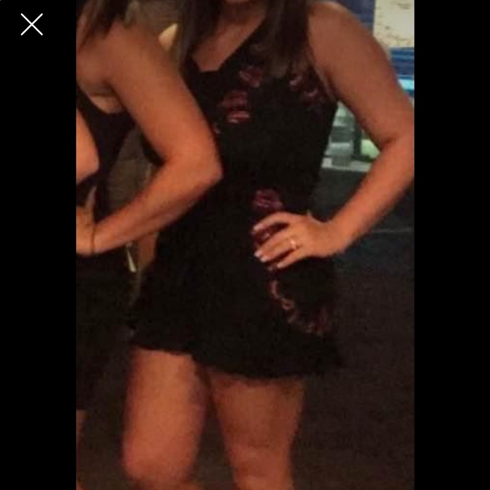 Black romper with floral detail - XS - Picture 9 of 9